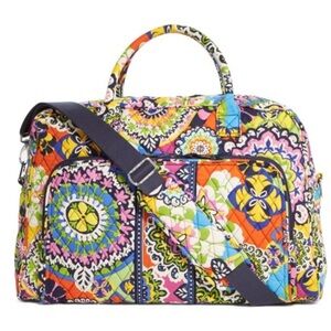 Vera Bradley Weekender Travel Bag in Retired Pattern Rio